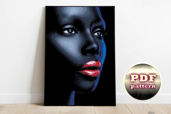 African Woman Cross Stitch Pattern: Apparel Review