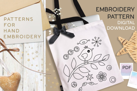 Bird on Branch DIY Embroidery: A Business Design Review