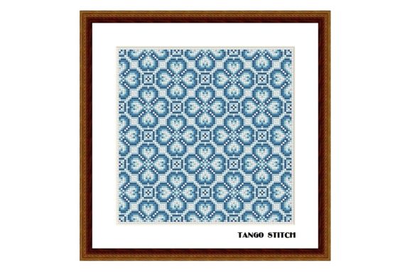 Blue Cute Cross Stitch Ornament Pattern Review