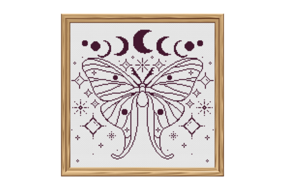 Celestial Moth Cross Stitch Pattern Review