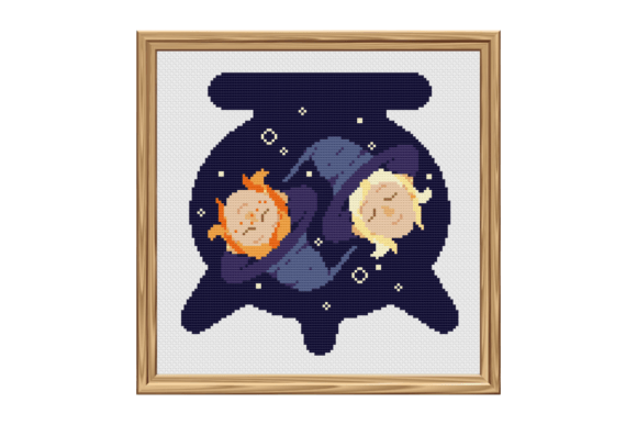 Cute Witch Besties Cross Stitch Pattern Review
