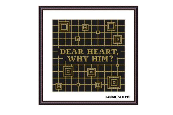 Dear Heart, Why Him: A Funny Cross Stitch Review