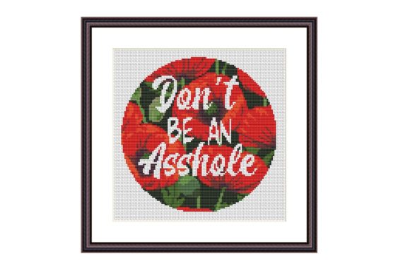 Don't Be Funny Cross Stitch Pattern Review