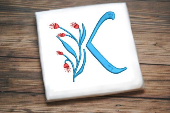 Floral Monogram Letter K: Boutique Apparel Review