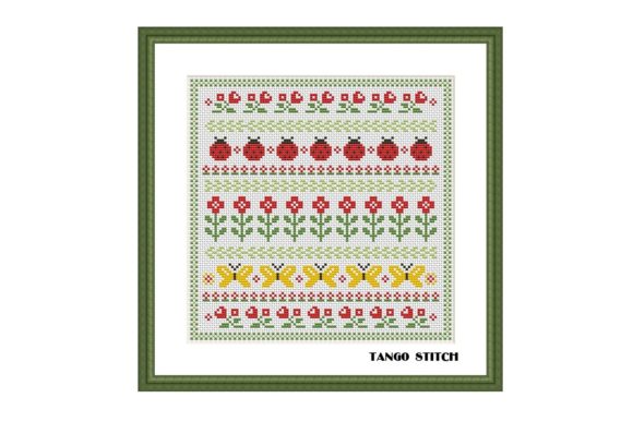 Floral Ornament Cross Stitch Pattern Review