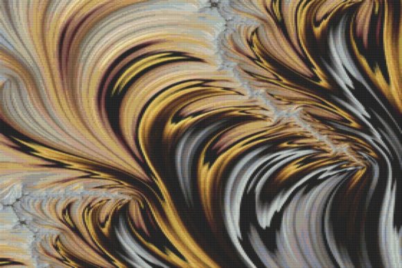 Fractal Cross Stitch Pattern - Yellow: A Designer Review