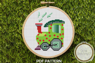 h1>Train Engine Modern Cross Stitch Pattern – A Charming Choice for Personalized Gifts/h1>