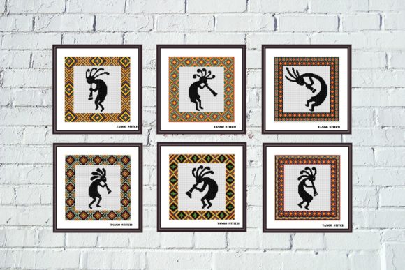 Kokopelli Ornament Cross Stitch 6 Pcs Review