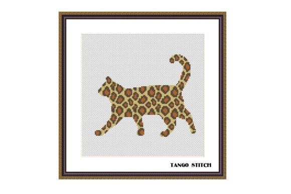 Leopard Print Cat Ornament Cross Stitch Review
