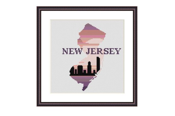 New Jersey Map Silhouette Cross Stitch Review
