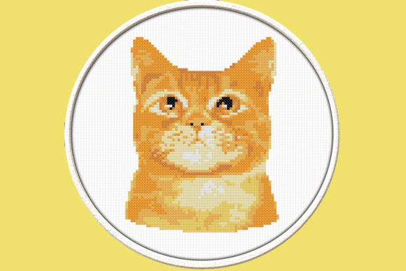 Red Cat - PDF Cross Stitch Pattern Review