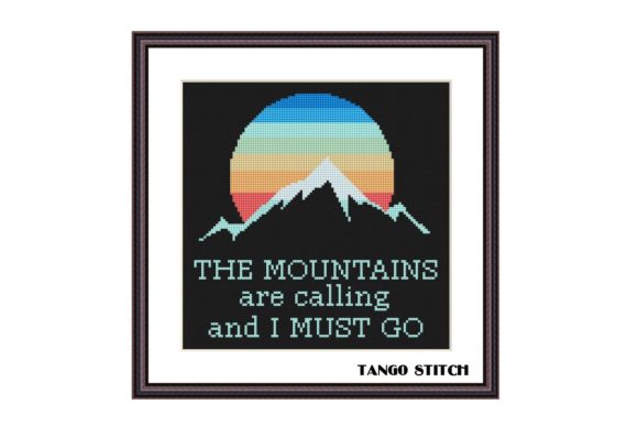 The Mountains Are Calling Cross Stitch: A Designer’s Honest Review